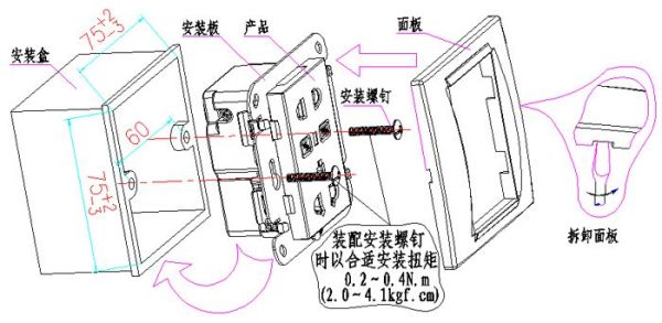 开关插座安装示意图 安装开关插座的细致事项