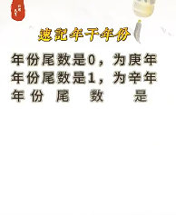 速记年份，逢甲必4